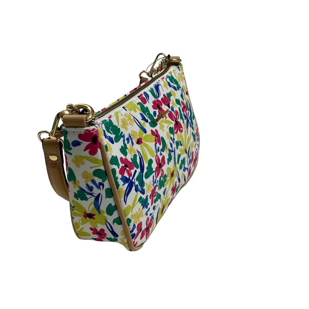 Nanette Lepore - Warm Floral Whimsy Shoulder Bag w/Chain- Tatianna Print- NWT